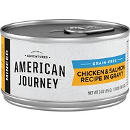 American Journey Minced Chicken & Salmon Recipe Canned Cat Food