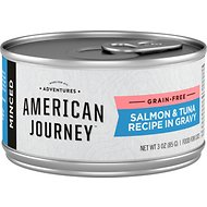 American Journey Minced Salmon & Tuna Recipe in Gravy Grain-Free Canned Cat Food