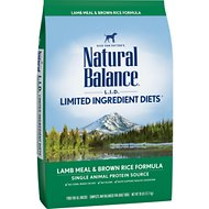Natural Balance LID Lamb Meal & Brown Rice Formula Dry Food