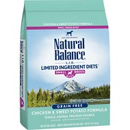 Natural Balance L.I.D. Limited Ingredient Diets Chicken & Sweet Potato Formula Small Breed Bites Grain-Free Dry Dog Food