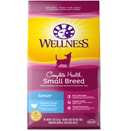 Wellness Small Breed Complete Health Senior Deboned Turkey & Peas Recipe Dry Dog Food