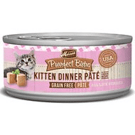 Merrick Purrfect Bistro Grain-Free Kitten Dinner Pate Canned Cat Food (Chicken Recipe)